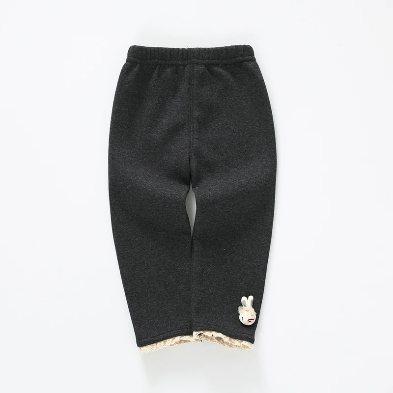 Хлопковые Штаны для малышей; сезон осень-зима; теплые брюки для маленьких девочек; детская одежда; эластичные теплые леггинсы длиной до щиколотки