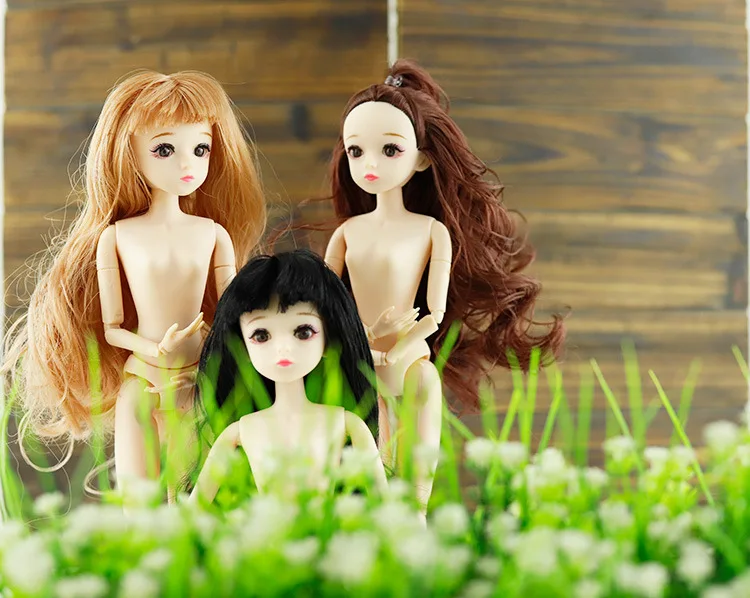 Bjd кукла 1/6 Куклы Игрушки для девочек 30 см куклы аксессуары Обнаженная 20 суставов/нормальное тело 4D глаза длинные волосы Детские куклы игрушки для детей куклы игрушки реборн кукла куклы лол буба сюрприз плюшевые