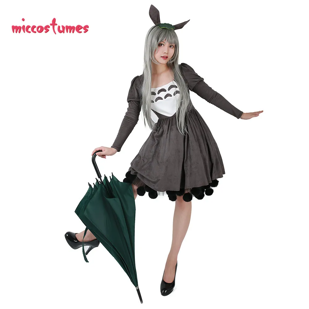 Костюм для девочек Нарядное платье в стиле аниме Головной убор и хвост |