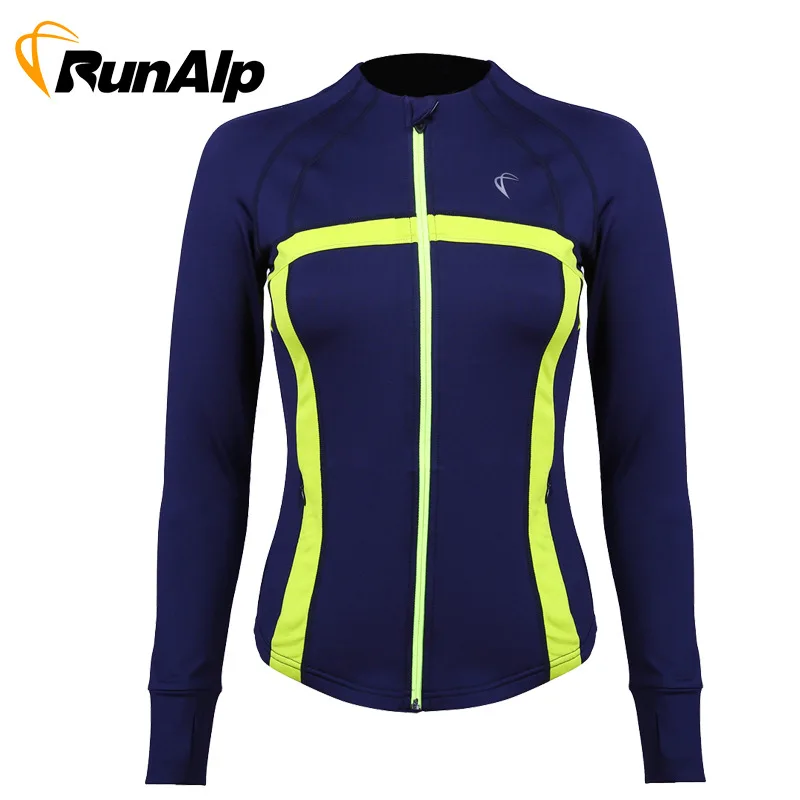 

Road Dunlap Processing Yoga Clothes Coat Gym Morning Run Quick-Dry Industry Tight Slimming Night Running Training Coat