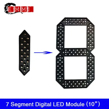 

10" 7 Segment of The Modules LED Numbers Signs Parts LED Billboard Score Outdoor Waterproof Oil Price LED Signs LED Gas Price