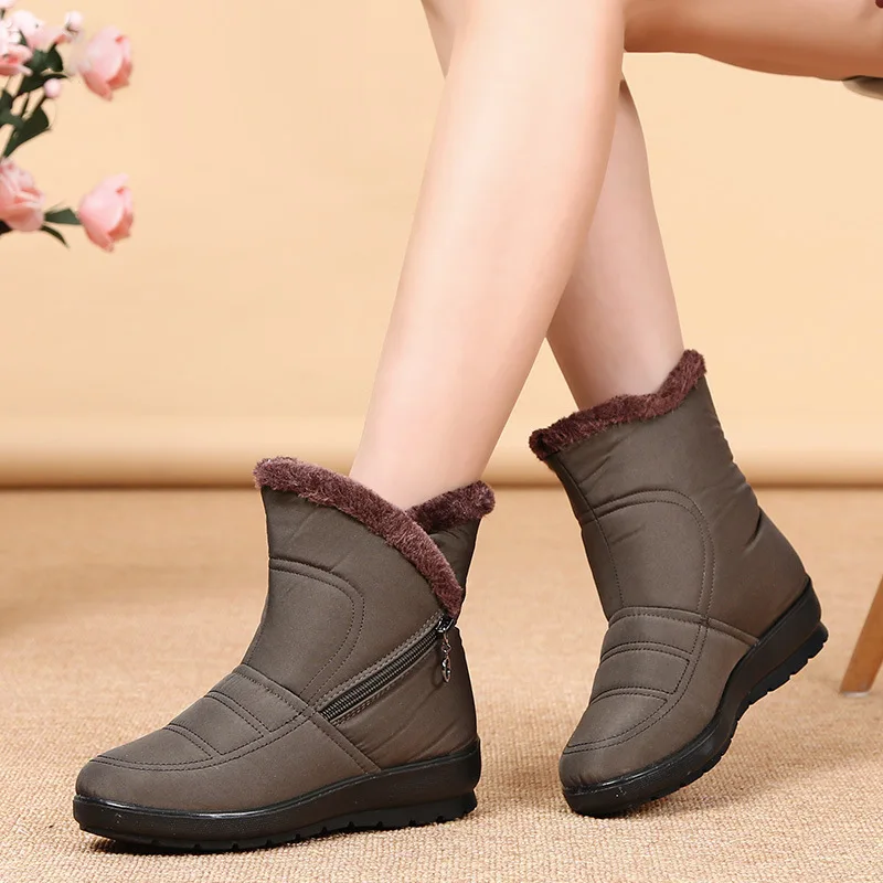 Women Boots 2020 News Hot Sale Winter Female Non-Slip Women's Winter Shoes Large Size Women's Ankle Boots Zapatos De Mujer