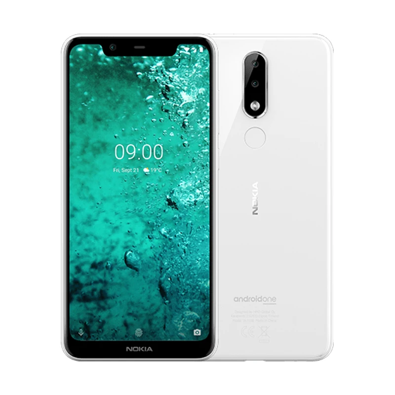 Смартфон Nokia 5,1 Plus с глобальной версией 4G, 3 ГБ ОЗУ, 32 Гб ПЗУ, 5,8 дюйма, HD+ дисплей, 13 МП+ 5 Мп камера, мобильный телефон MTK Helio P60