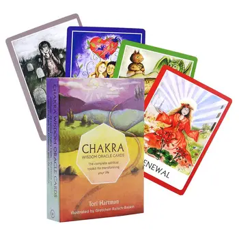 

Chakra Tarot Cards Deck Board Game Card Box For Women Party Time Games Playing Cards Entertainment Family Gift Party Playing