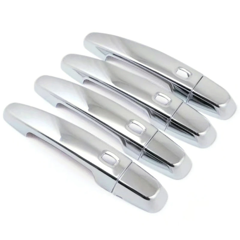 

for Chevrolet Equinox 2018 2019 Chrome Door Handle Cover Trim Smart Hole 8Pcs
