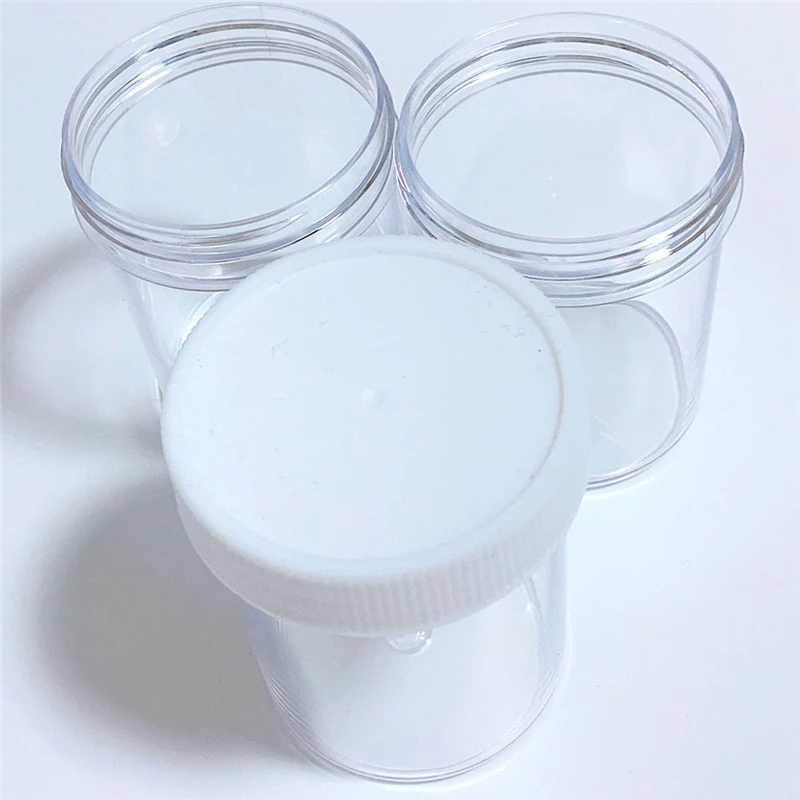 Container For Playdough Slime Clay Makeup Jar Cosmetic Pot Cream Bottle Nail Box  Simple Portable  Dressing table essentials