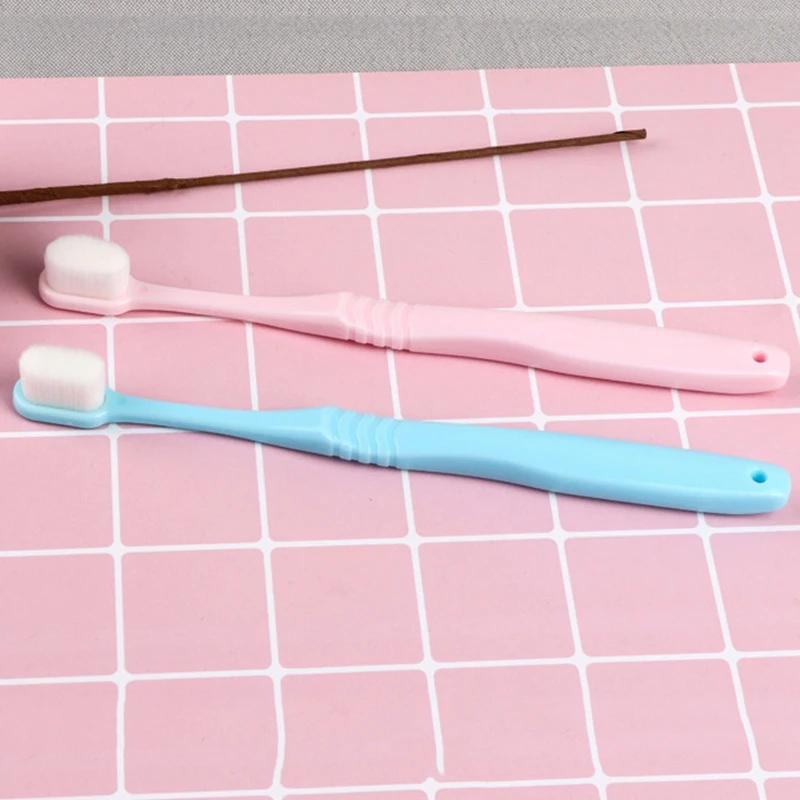 Микро-нано зубная щетка 10000 маленькие волосы мягкие и не поврежденные десны хороший очищающий эффект(2 шт