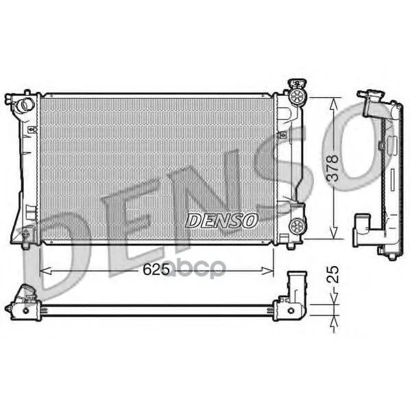 Радиатор Denso арт. DRM50035