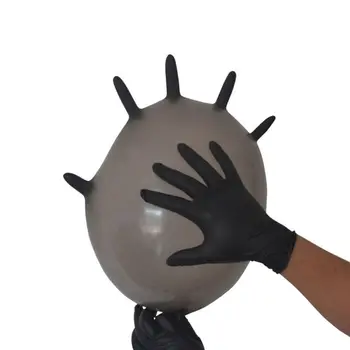 

100pcs Powder Free Disposable Washing Cleaning Household Kitchen Nitrile Gloves Laboratory Mechanic Work Safety Gloves