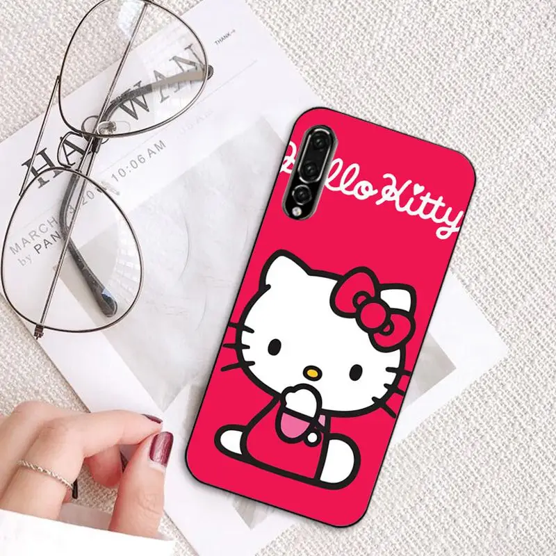 Yinuoda милый Kawaii hello kitty чехол для телефона для huawei P20 P30 P20Pro P20Lite P30Lite Psmart P10 9lite