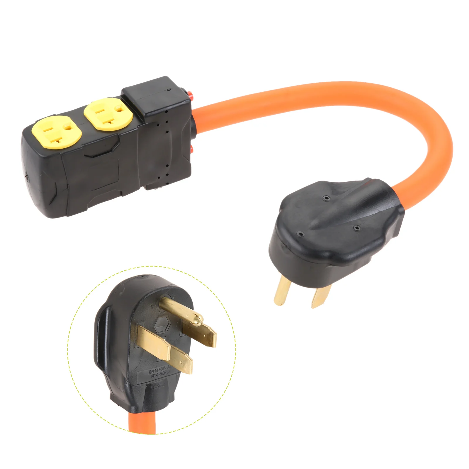 4-Prong Plug 220-Volt Ke 120-Volt 15/ 20Amp Kabel Adaptor, 42% OFF