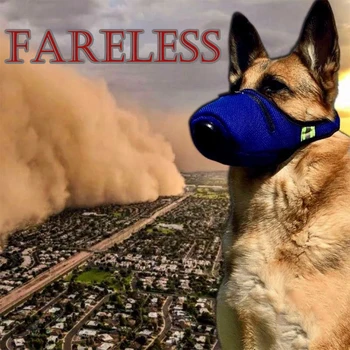 

Replaceable Filter Dog Masks Respirator Anti PM2.5 Puppy Guard Mask Large Small Dog Mask Protective Muzzle Mask