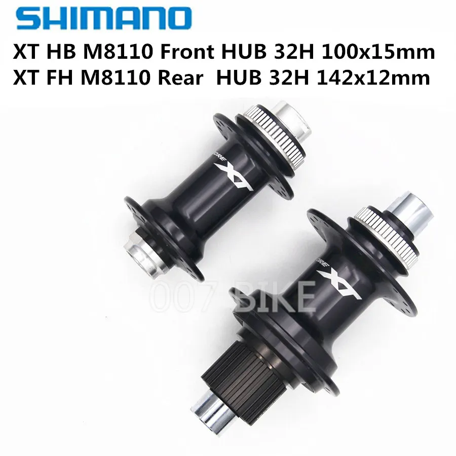 SHIMANO DEORE XT M8110 FH BH M8100 HUB 12 s 32H Центральный замок 148x12 мм 110x15 MICRO SPLINE Hub ось для