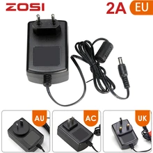 ZOSI, AC, AU, EU, UK, дополнительная вилка, AC 100-240 В, DC 12 В, 2A, адаптер питания, зарядное устройство, светодиодный светильник