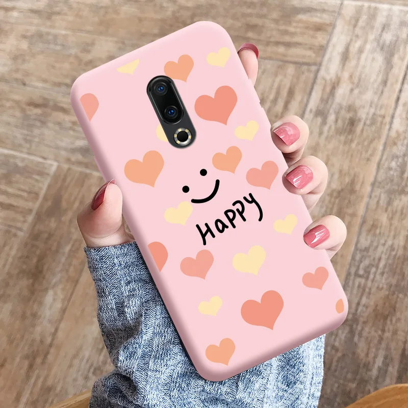 Love Shape TPU Soft Shell For Meizu 16 Case Personality Tide Shell For Meizu 16 Plus Case Cartoon Cute Trend Shell For Meizu 16 best meizu phone case Cases For Meizu