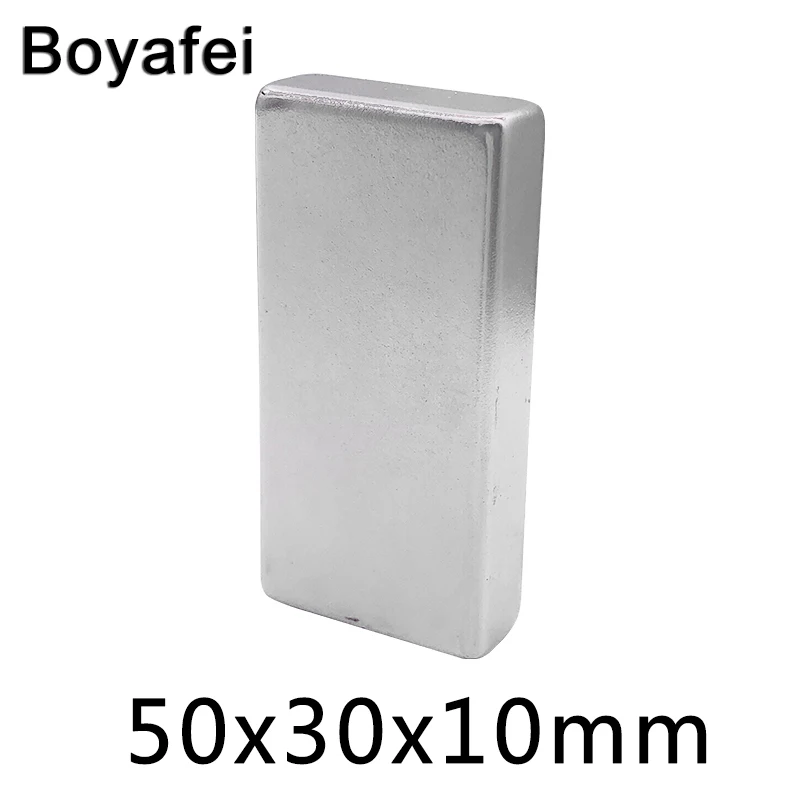

2/5/10 pcs Neodymium Magnet 50x30x10mm Rare Earth Rectangle Magnet for Craftings School Projects and Magnetic Therapy
