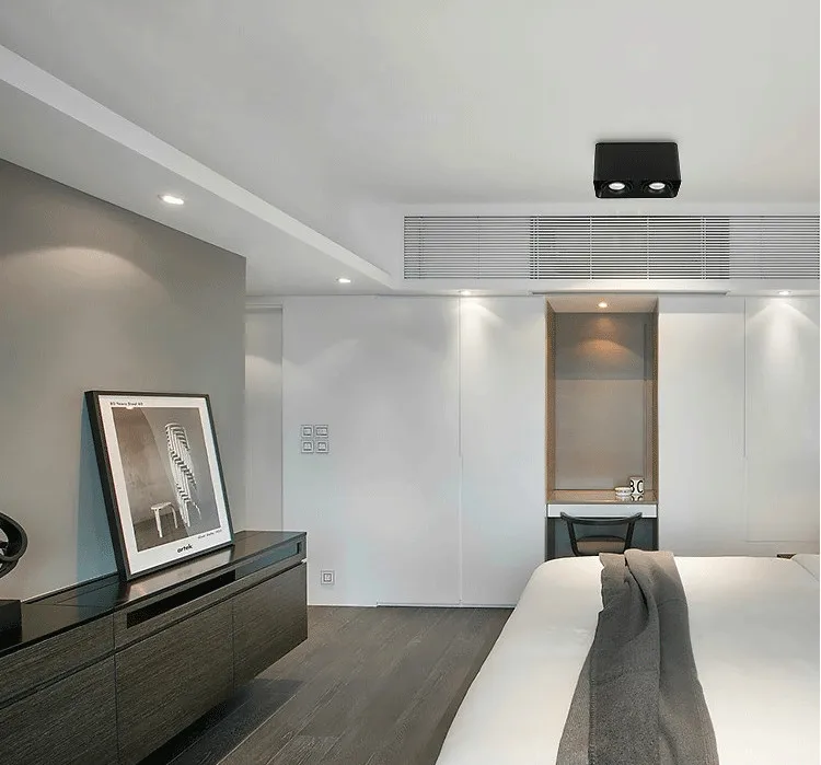 伊能量照明-明装天花灯吸顶射灯背景墙北欧斗胆筒灯cobled盒子灯-淘宝网_12