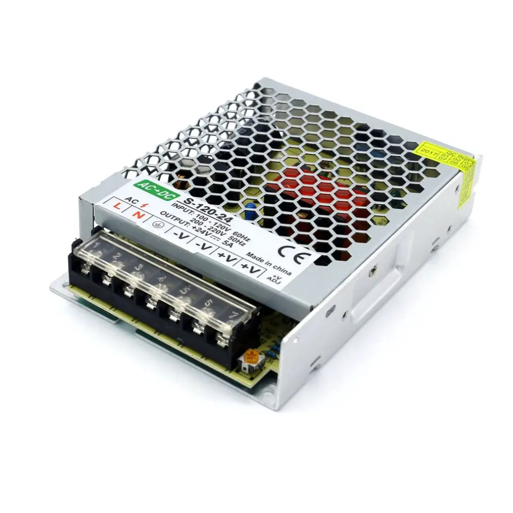 Малый объем 3 см высокое питание трансформатор Dc 24V 5A 120W