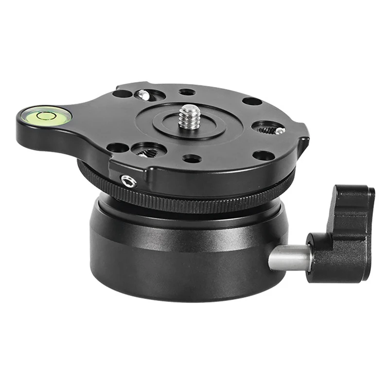 Dy60n Tripod Head Leveling Base Adjusting Plate With Bubble Level For