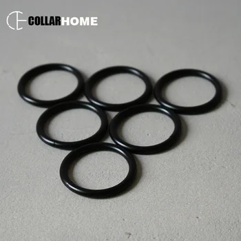 

50pcs 30mm metal O rings wheel buckles dog harness collar backpack bag straps O shaped buckles DIY sewing accessories black