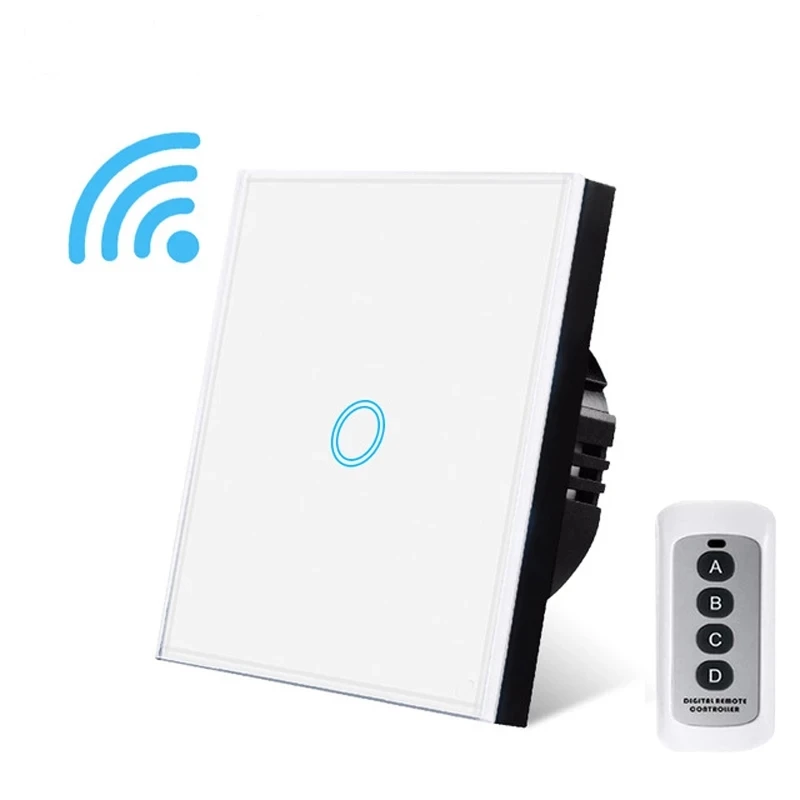 EU/UK Standard 1/2/3 Gang Wireless Remote Control Light Switches Smart Home RF433 Wall Touch Switch  Обустройство | Отзывы и видеообзор