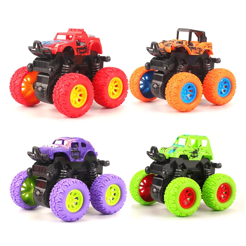 Трение Powered Mini Push and Go автомобиль грузовик jam Playset для мальчиков девочек зеленые детские машинки игрушки монстр грузовик инерции внедорожник трения