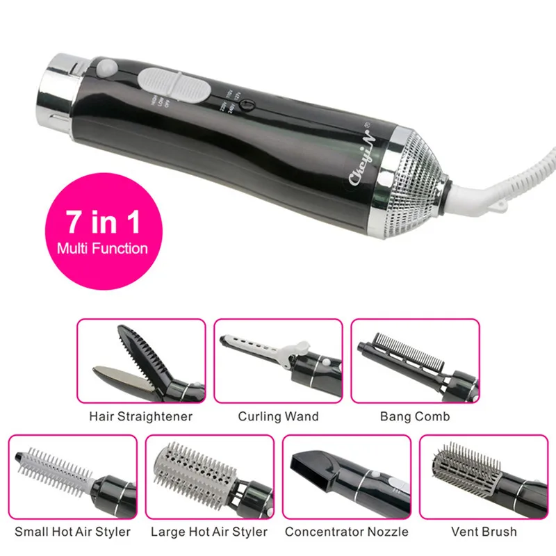 7 In 1 Multifunction Hair Styling Tools Set Professional Hair