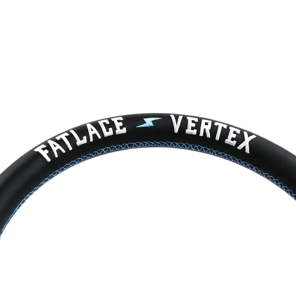 13 дюймовые белые вышитые черные спортивные рулевые колеса Vertex из натуральной