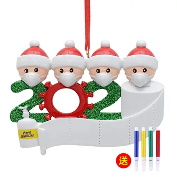 

Personalized Survived Family of 2 Ornament 2020 Christmas Holiday Decorations-Unique Christmas Tree Ornament-Special Keepsake