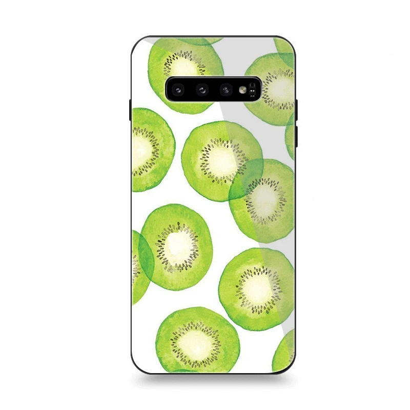 Мобильный чехол для телефона Стекло для samsung A10 A20 A30 A40 A50 A60 A70 S7 край S8 Plus Note 8 9 S10 крышка киви - Цвет: G1