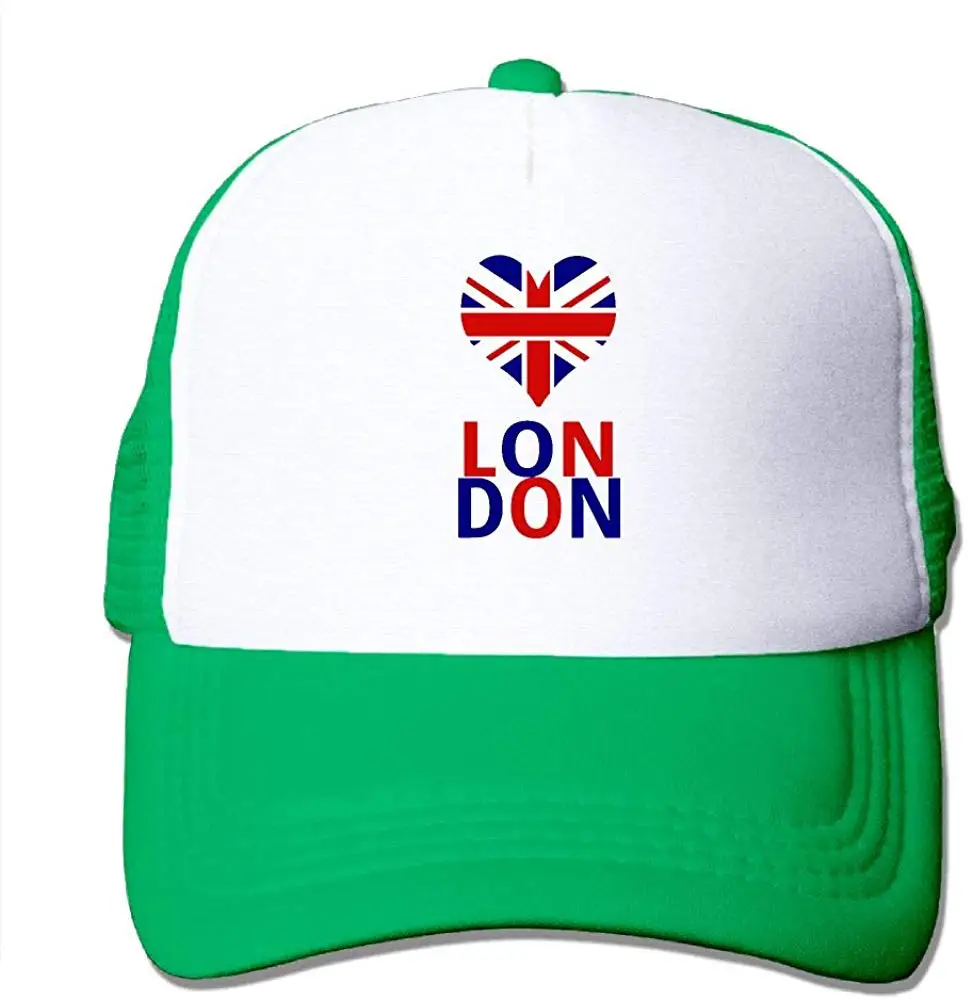 Унисекс Кепка водителя грузовика Love London Женская Регулируемая сетчатая Кепка модная Кепка водителя грузовика