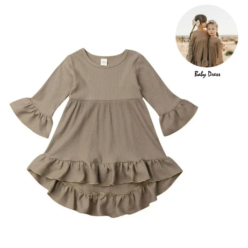 

2019 autumn winter Clothes Infant Toddler Tops Shirts for Newborn girl Kid Cotton Dresses