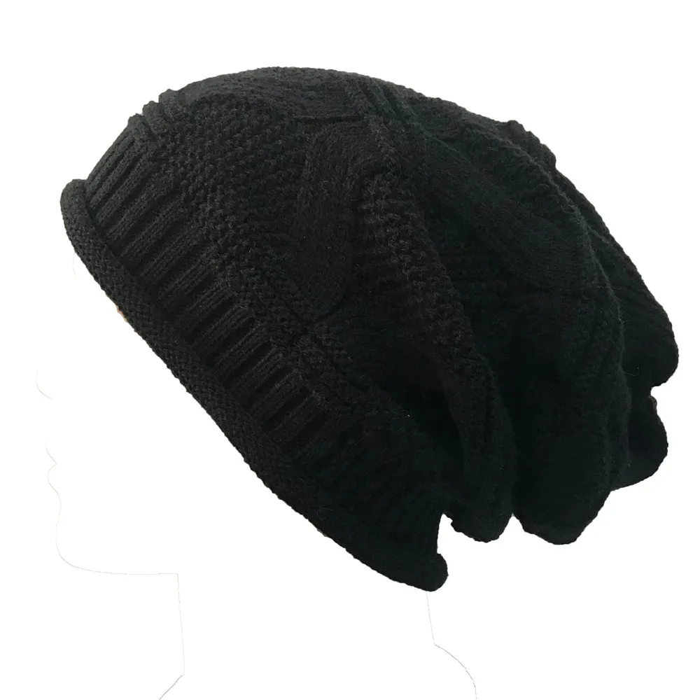 Женские повседневные уличные вязаные шапки, шерстяная шапка, вязаная крючком зимняя шапка, женская вязаная шапка, теплая мешковатая шапка, шерстяная шапка, шапка для катания на лыжах