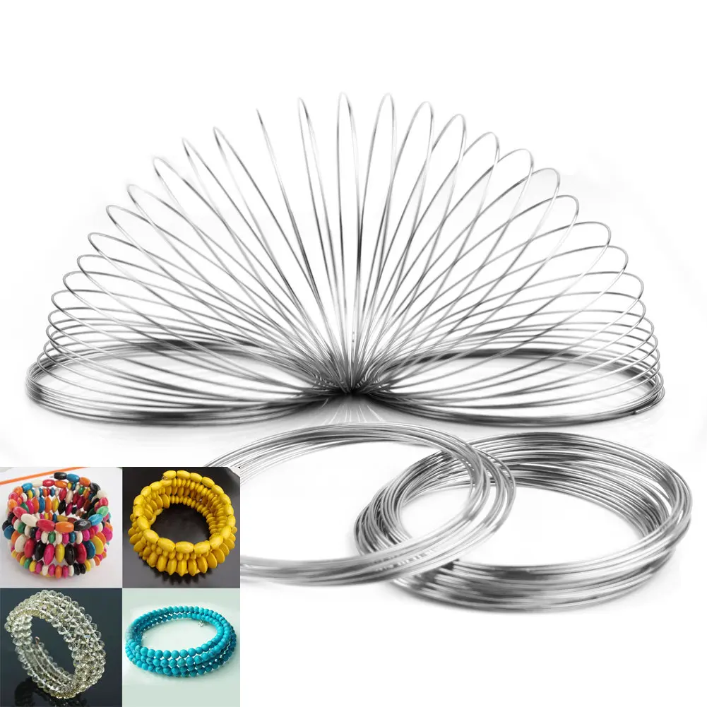 

60PCS/100PCS Stainless Steel Memory Wire For Bangle Bracelet Jewelry Accessories