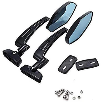 

Motorcycle Rearview Mirror Handle Rod End Mirror Motorcycle Sports Car Mirror Chrome Side Mirror for Yamaha Suzuki Kawasaki