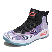 Мужская Баскетбольная обувь, баскетбольная игра, дышащая износостойкая Нескользящая спортивная обувь, мужские высокие ботинки, Баскетбольная обувь