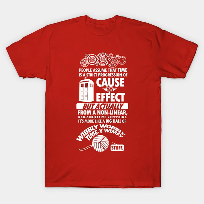 Timey Wimey Tee T-Shirt Doctor Who t shirt whovian sci fi doctor who dont blink typography quote blink david tennant tardis