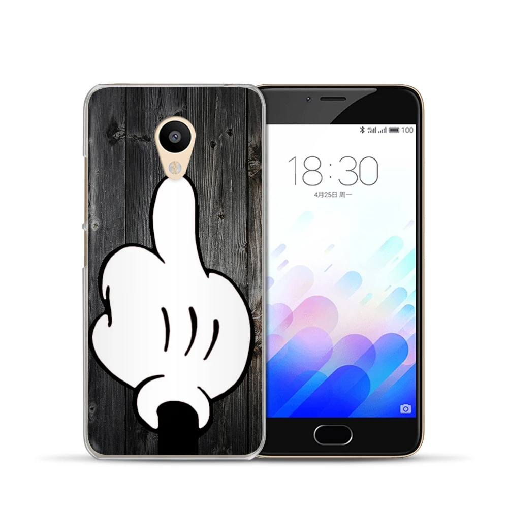 8198 Милый мультяшный чехол для Meizu M6 M5 M3 Note M3S M5S M6S Meizu Pro 6 U10 U20 16th Мягкий силиконовый чехол из ТПУ для телефона - Цвет: 8198