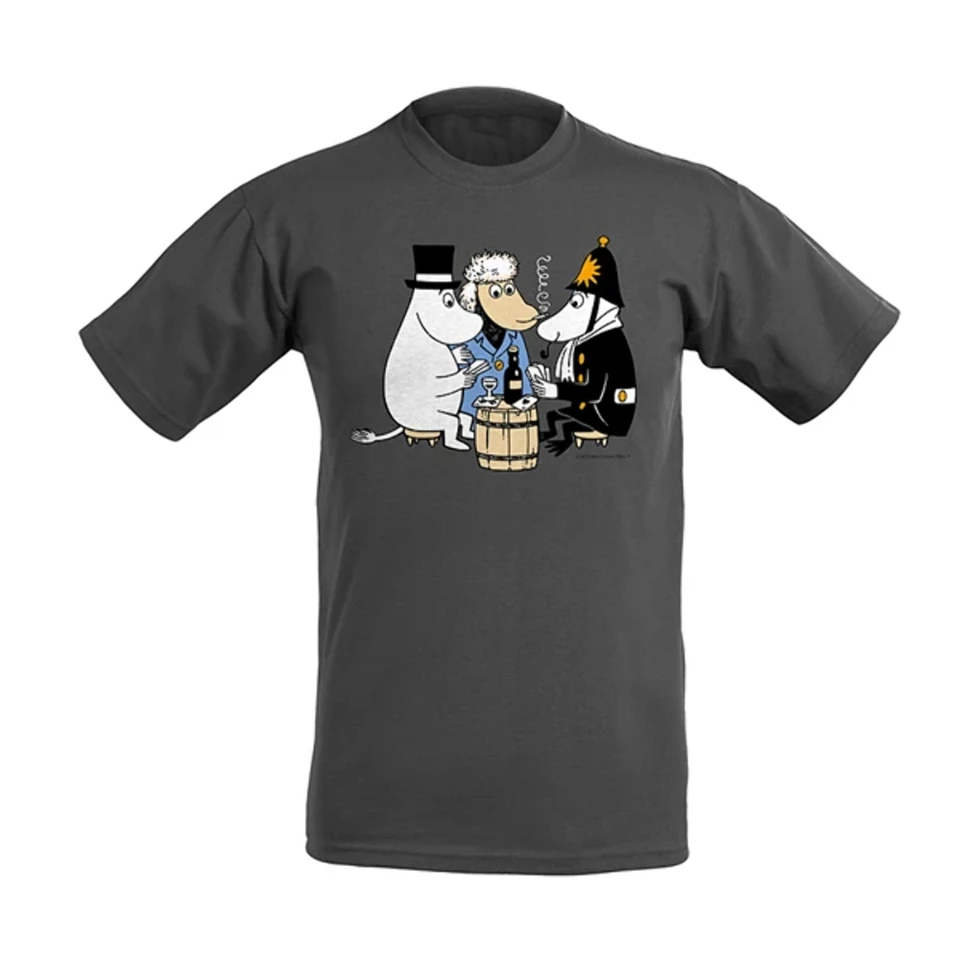 

Moomin T-Shirt Moominpappa in a card game Tops Tee Shirt 20th 30th 40th 50th Birthday