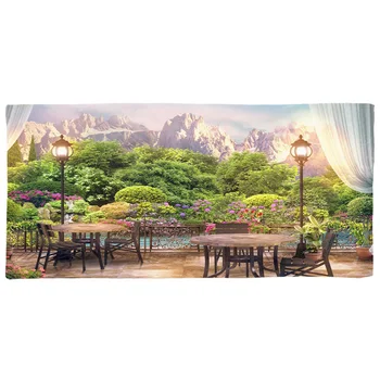 

Balcony Terrace Table Flowers Design Face Towel Cooling ice Utility Enduring Instant Cozy Ice Cold for Enduring Running