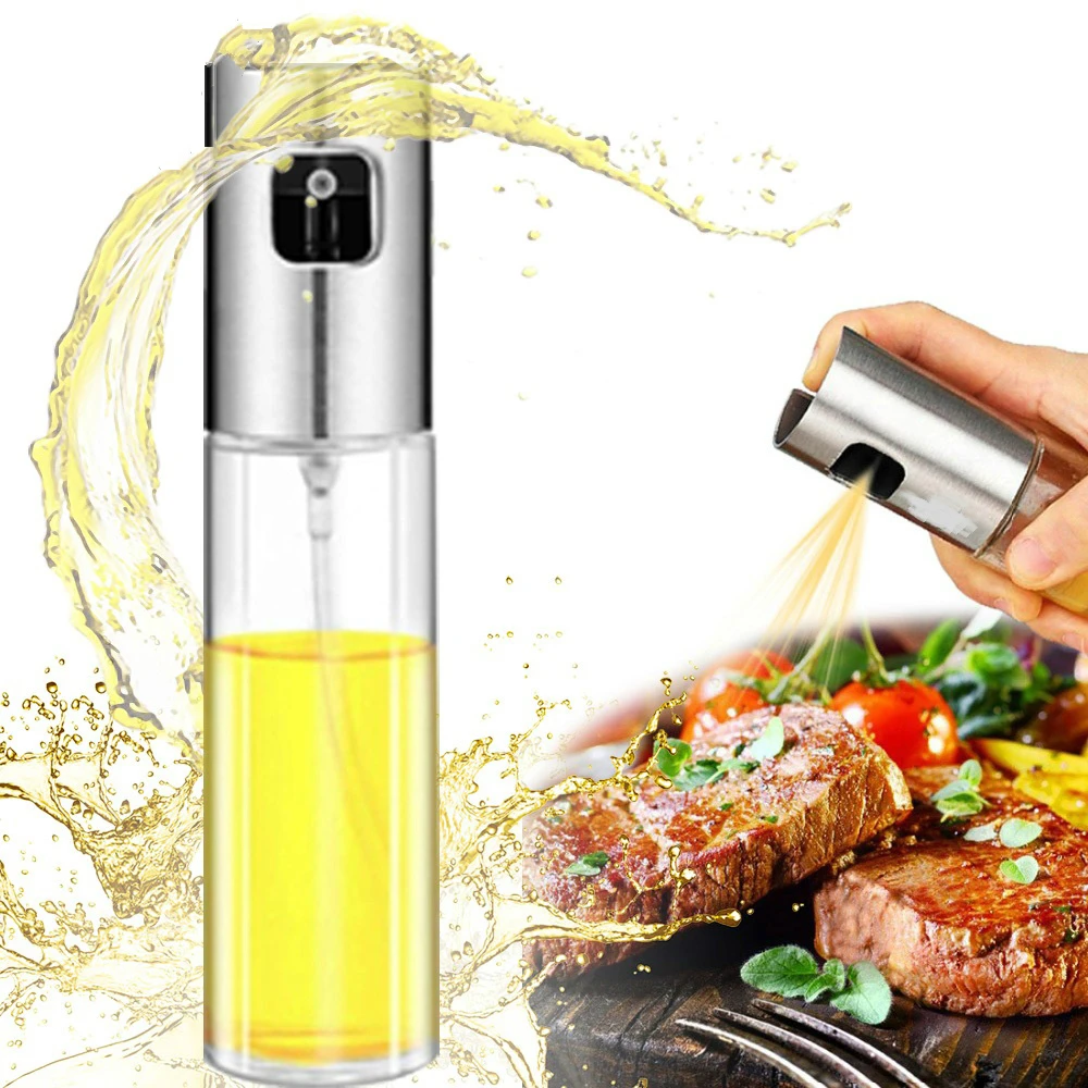 BBQ Barbecue Cooking Kitchen Tool Olive Oil Bottle Sprayer Vinegar Dispenser