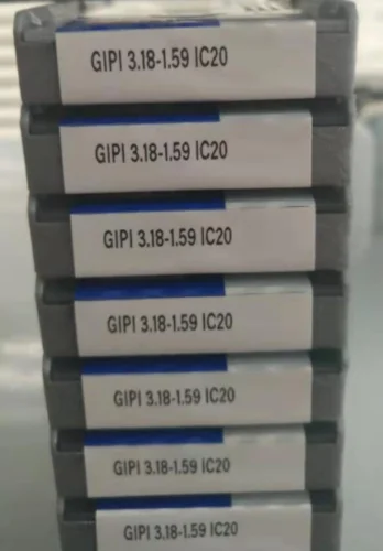ISCAR 10 шт. твердосплавная вставка GIPI 3,18-1,59 IC20