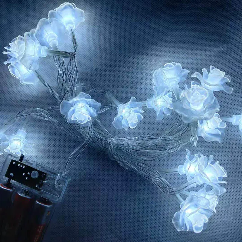 thumbnail image 1 of Guirnalda de luces LED con copos de nieve para Año Nuevo, decoración navideña para el hogar, guirnalda colgante, adorno para árbol de Navidad, regalo de Navidad, 1 of 5