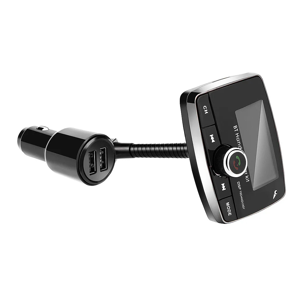 Универсальный QC 3,0 3.1A двойной usb порт Bluetooth 5,0 автомобильный fm-передатчик TF карта Mp3 плеер 12 В/24 В напряжение