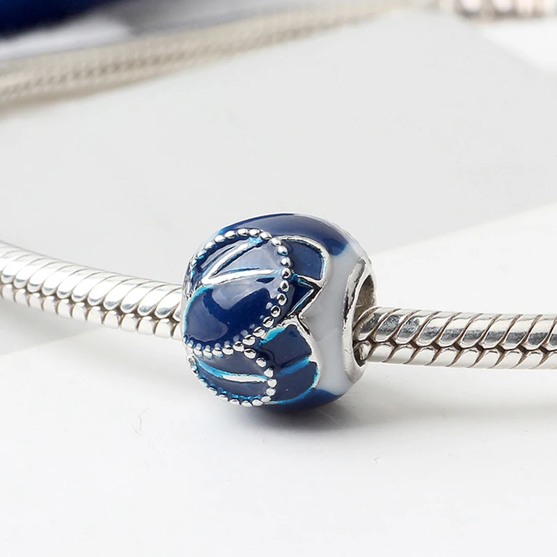 Оригинальные 925 Серебряные Подвески Бусины Подходят для Pandora Подвески браслет ожерелье для женщин Изготовление ювелирных изделий Аксессуары L011