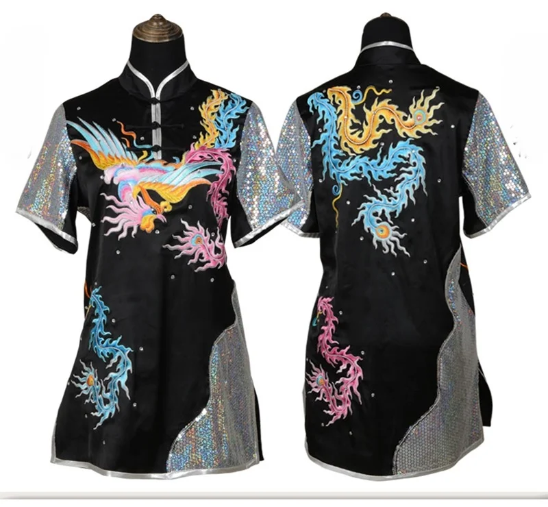 Wushu Clothing Martial Arts Uniform Embroidery Wing Chun Chinese Kungfu Uniform Wushu Staff Shaolin Kung Fu Uniform FF2249