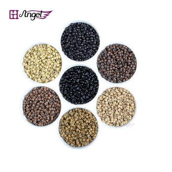

Angels 500pcs/jar 3.0mm Nano Copper Silicone Micro Links Nano Rings Beads Hair Extension Tools for Nano Hair Extensions