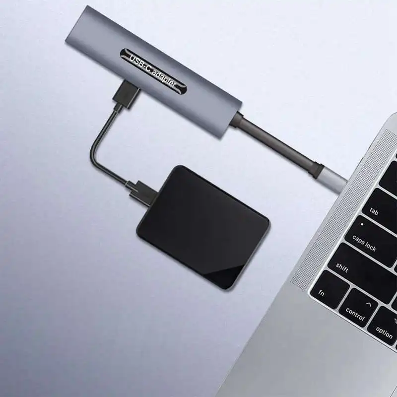 Tebe usb-хаб 7 в 1 многофункциональный концентратор USB Type C 3 порта USB 3,0 с доставкой питания 4K выходной порт высокой четкости