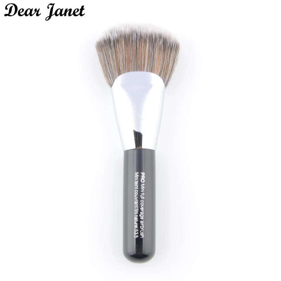 

1 piece Pro Mini full coverage airbrush #53.5 Portable Powder Makeup brushes Make up brush synthetic Hair wood handle