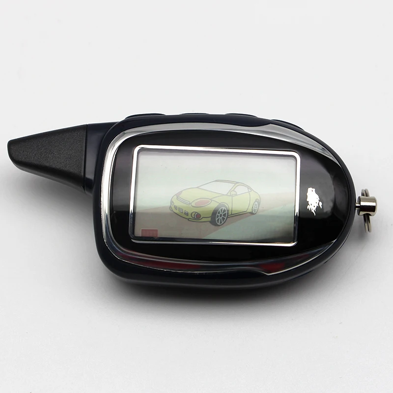 Online M7 LCD remoto para Scher Jan magicar 7 sistema de alarma de coche de dos vías LCD control remoto llavero Fob sher khan magicar